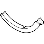 DP5Z5442946LA - Body: Hinge Cover for Lincoln: MKZ Image