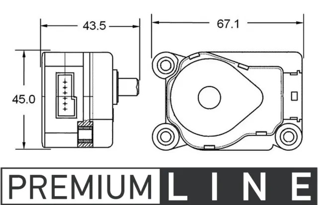 AA10000P - Air Conditioning &amp; Heat: A/C Vacuum Actuator for Behr Image
