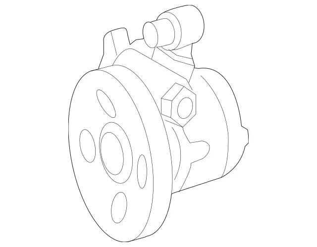 54661201 - : Power-Steering Pump for Mercedes-Benz: SLK280, SLK300 Image