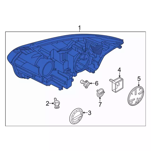 Headlight Assembly - Ford (LK4Z-13008-C)