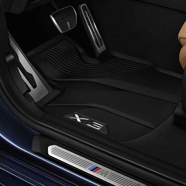51472450512 - Interior: All Weather Floor Mats - Rear for BMW: X3 Image