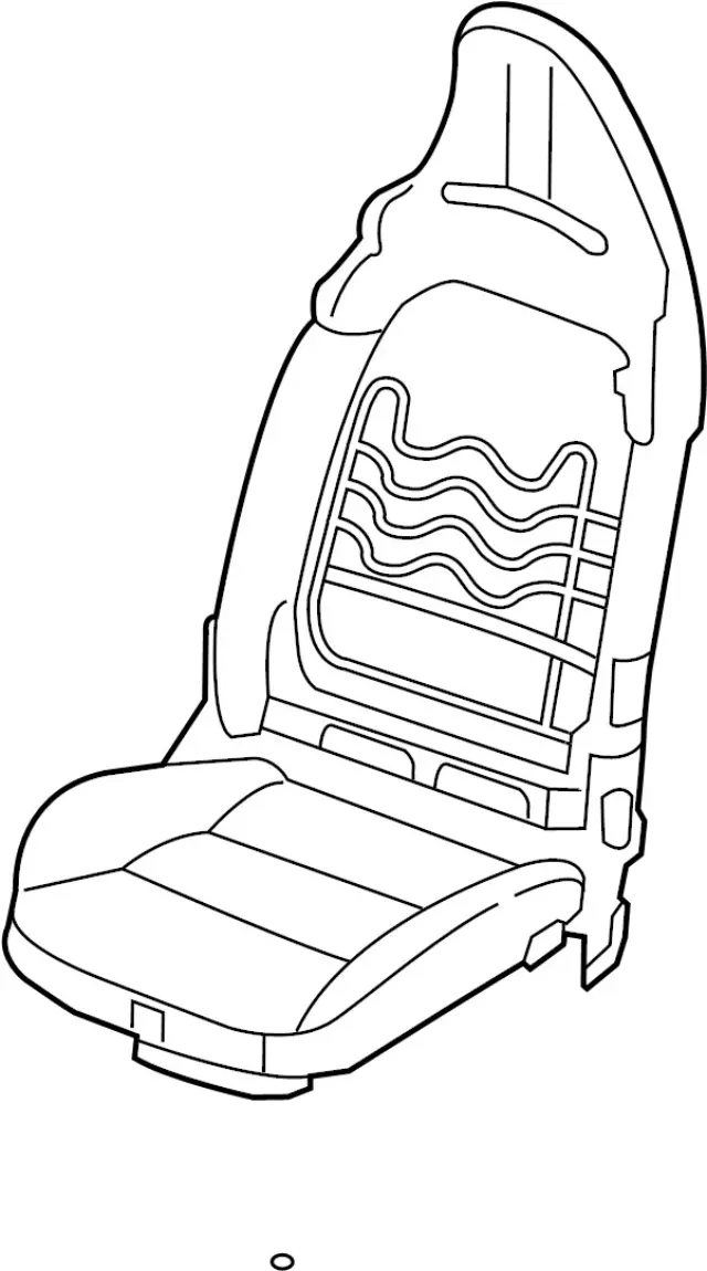 871046SA1A - Body: Seat Back Frame for INFINITI: QX60 Image