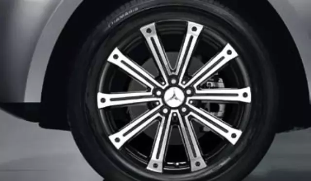 Wheel (20 Inch) 2-Tone 10-Spoke - Black - Mercedes-Benz (6-6-47-4528)