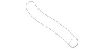 2537800100 - Sliding Sunroof: Water Drain Hose for Mercedes-Benz: GLC63 AMG S Image