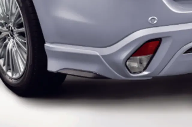 MZ576753EX - Exterior: Exterior, Rear Corner Air Dams, Gray for Mitsubishi Image