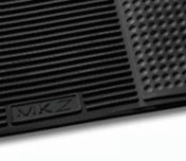 2010 thru 2012 MKS OEM Genuine Lincoln Rubber All Weather Floor Mat Set 4-pc - Ford (AA5Z-5413300-CA)
