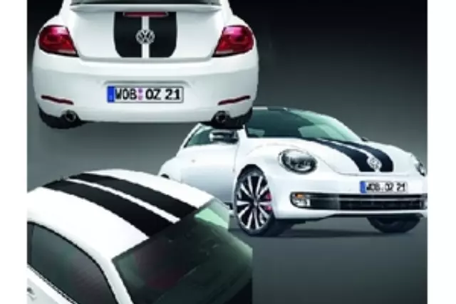 5C0064317P041 - Exterior: Racing Stripes Roof, 2 Round Stripes for Volkswagen Image