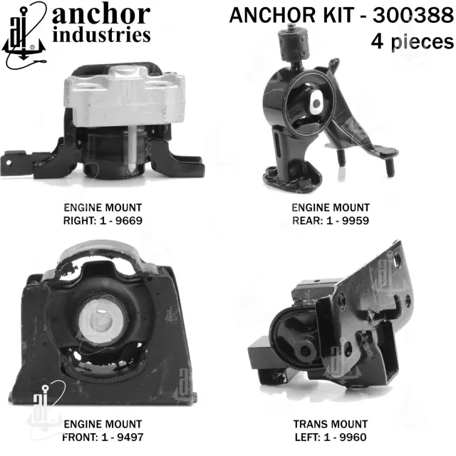 300388 - Engines &amp; Components: Anchor Engine Mount Kit for Anchor Image