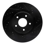 63367105R - : DFC Brake Rotor - Drilled and Slotted - Black for DYNAMIC FRICTION Image