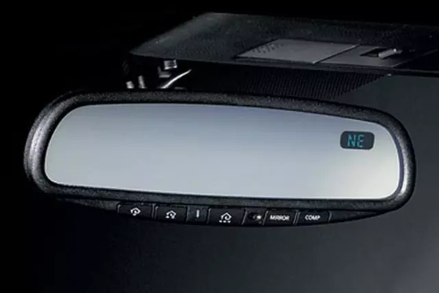 Auto-Dimming Rear-View Mirror With Compass And - Nissan (999L1-WS100)