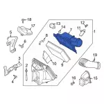 LC3Z9661B - Engine: Upper Cover for Ford Image