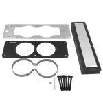 50102 - : GAUGE MOUNT, GAUGE CAGE, DUAL, 2 5/8", BLACK, MUSTANG 87-93 FOX for AutoMeter Image