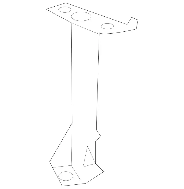 2045241340 - Chassis Sheet Metal Parts/Air Intake: Holder for Mercedes-Benz: C250, C300, C350, CLS400, CLS550, CLS63 AMG, CLS63 AMG S, E250, E350, E400, E550 Image image