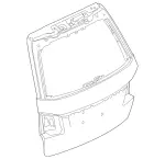 2127400105 - : Rear Door for Mercedes-Benz: E350, E63 AMG, E63 AMG S Image