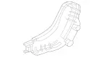 16792000098Q96 - Body: Recline Cover for Mercedes-Benz Image
