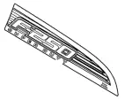 CC3Z16720DB - Body: Nameplate for Ford: F-250 Super Duty Image