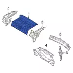 AE8Z5446506A - Body: Pkg Tray Panel for Ford Image image