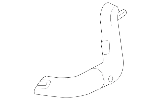 2185280908 - Attachment Parts for Units: Air Duct for Mercedes-Benz: CLS550, E550 Image image