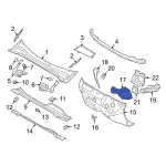 LX6Z7801610C - Body: Inner Panel for Ford: Bronco Sport, Escape, Maverick | Lincoln: Corsair Image