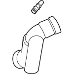 9M6Z9B659A - Engine: Intake Tube for Ford Image