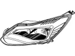 BM5Z13008KCP - : Headlamp Assembly for Ford Image