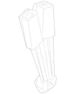 2118600969 - Folding Seat/Center Seat: Closure for Mercedes-Benz Image