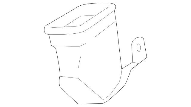 4478315800 - Body: Floor Duct for Mercedes-Benz Image