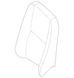 91470889G66 - : Seat Back Cover for Mercedes-Benz Image