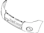 AL8Z17D957BCP - : Bumper Assembly Front for Ford Image