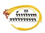 4041 - : Spark Plug Wire Set - 8mm - Yellow with Orange 90 Deg Boots for ACCEL Image
