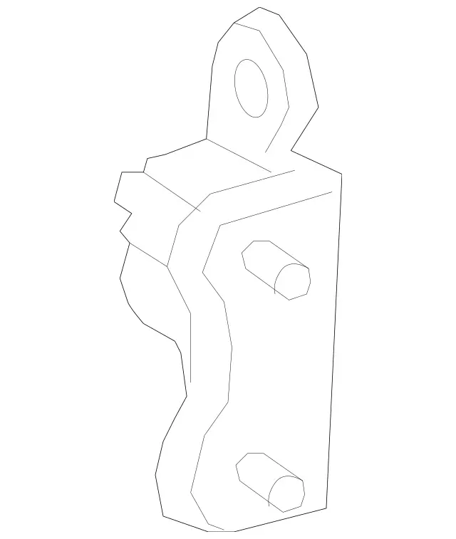 1767300637 - Rear Doors: Hinge for Mercedes-Benz: CLA250, GLA250 Image image