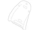 23091007397E79 - Body: Seat Back Panel for Mercedes-Benz Image