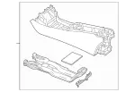 22268029048S09 - Body: Console Assembly for Mercedes-Benz Image