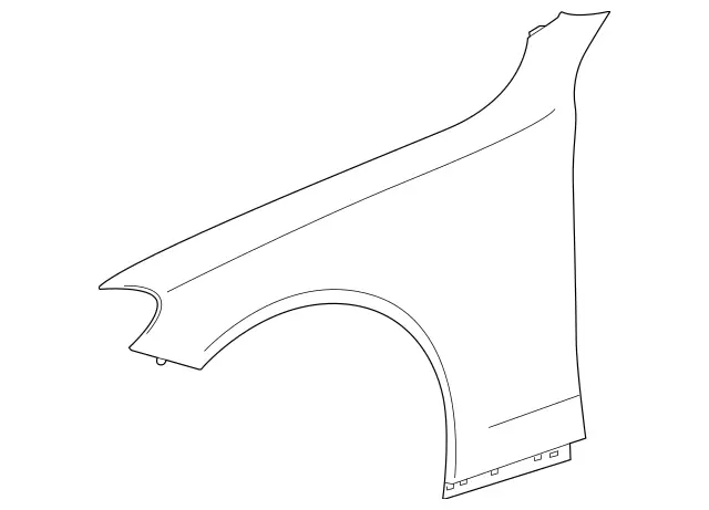 2138800018 - Detachable Parts: Fender, Front for Mercedes-Benz: E300, E350, E43 AMG, E53 AMG Image image