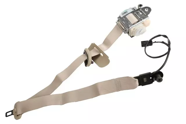Light Neutral Passenger Seat Belt with Retractor - GM (19181791)