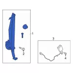 MB3Z61611B69AB - : Seat Belt Lap And Shoulder Belt for Ford: Bronco Image