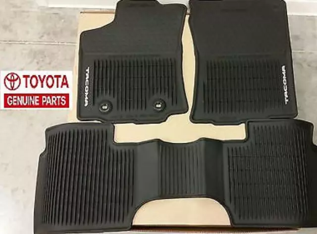 Floor Mats, All-Weather, Set Of Three, Black - Toyota (PT9083516120)