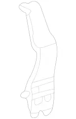 2086200772 - Body: Reinforcement for Mercedes-Benz Image