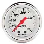 1332 - : GAUGE, WATER TEMP, 2 1/16", 120-240?F, MECH, ARCTIC WHITE for AutoMeter Image