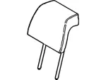 8A8Z74611A08A - Body: Headrest Pad for Ford: Flex Image