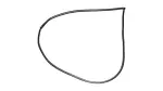 6786102130 - Body: Door Seal for Toyota Image