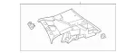 24769081007H52 - Body: Upper Quarter Trim for Mercedes-Benz Image