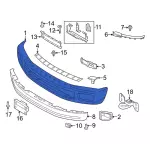 LC3Z17757AA - Body: Bumper for Ford: F-250 Super Duty, F-350 Super Duty, F-450 Super Duty Image