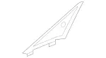 2057270328 - Driver Door: Trim Molding for Mercedes-Benz Image
