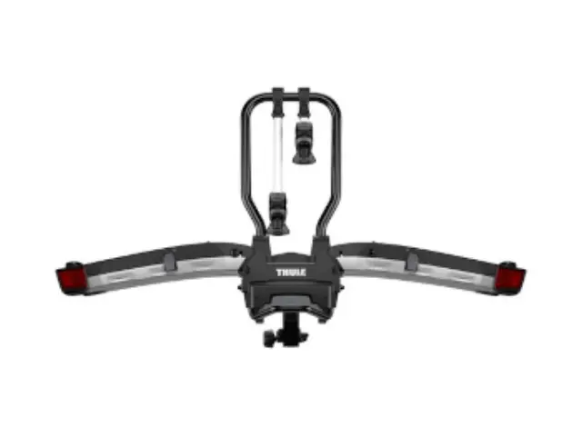 19434219 - Cargo Management: Hitch Mounted Easyfold Xt Bicycle Carrier By for Buick: Enclave, Encore, Encore GX, Envision, Regal Sportback, Regal TourX, Verano | Cadillac: CTS, Escalade, Escalade ESV, Escalade EXT, SRX, XT4, XT5, XT6 | Chevrolet: Avalanche, Blazer, Blazer EV, Bolt EV, Camaro, Captiva Sport, Colorado, Cruze, Cruze Limited, Equinox, Equinox EV, Express 1500, Express 2500, Express 3500, Express 4500, HHR, Silverado 1500, Silverado 1500 Classic, Silverado 1500 LTD, Silverado 2500 HD, Silverado 3500 HD, Silverado EV, Sonic, SS, Suburban, Suburban 1500, Suburban 2500, Suburban 3500 HD, Tahoe, Trailblazer, Traverse, Trax, Uplander, Volt | GMC: Acadia, Acadia Limited, Canyon, Envoy, Savana 1500, Savana 2500, Savana 3500, Savana 4500, Sierra 1500, Sierra 1500 Limited, Sierra 2500 HD, Sierra 3500 HD, Sierra EV, Terrain, Yukon, Yukon XL, Yukon XL 1500, Yukon XL 2500 Image