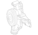 272200180180 - : Water Pump                               for Mercedes-Benz: S 400 Image
