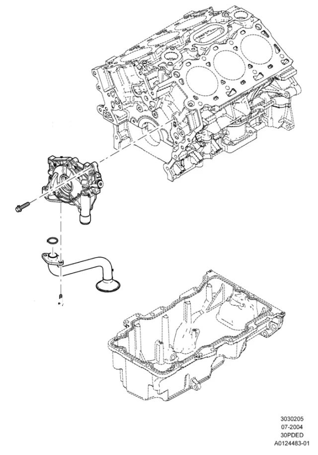5F9Z6625AA - Engine: Tube Gasket for Ford Image