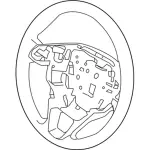 HS7Z3600CA - : Steering Wheel for Ford: Fusion, Police Responder Hybrid, SSV Plug-In Hybrid Image