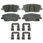 OEX1816 - : OEX Rear Disc Brake Pad Set Premium Ceramic for WAGNER BRAKE Image