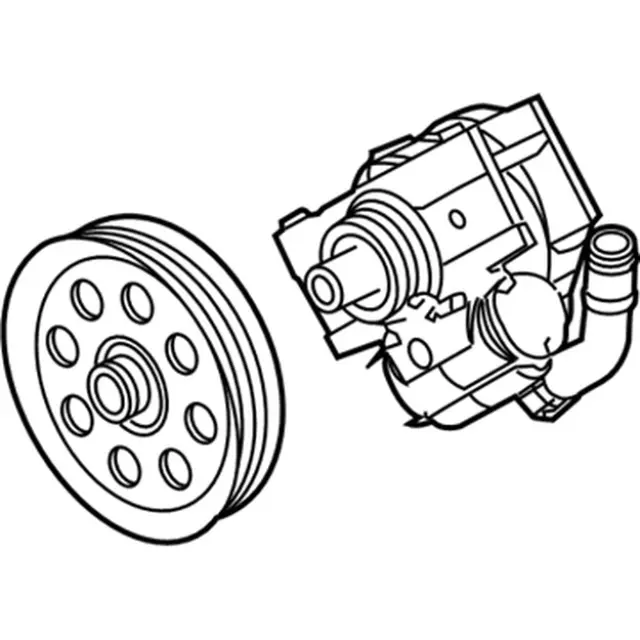 Power Steering Pump - Ford (HC3Z-3A674-Q)